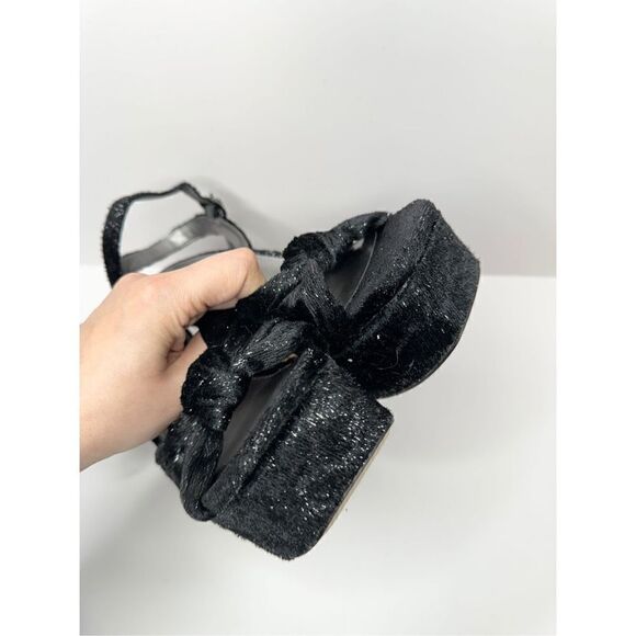 Circus by Sam Edelman Sandals Womens Size 10 Black Platform Open Toe Heels - Picture 8 of 9